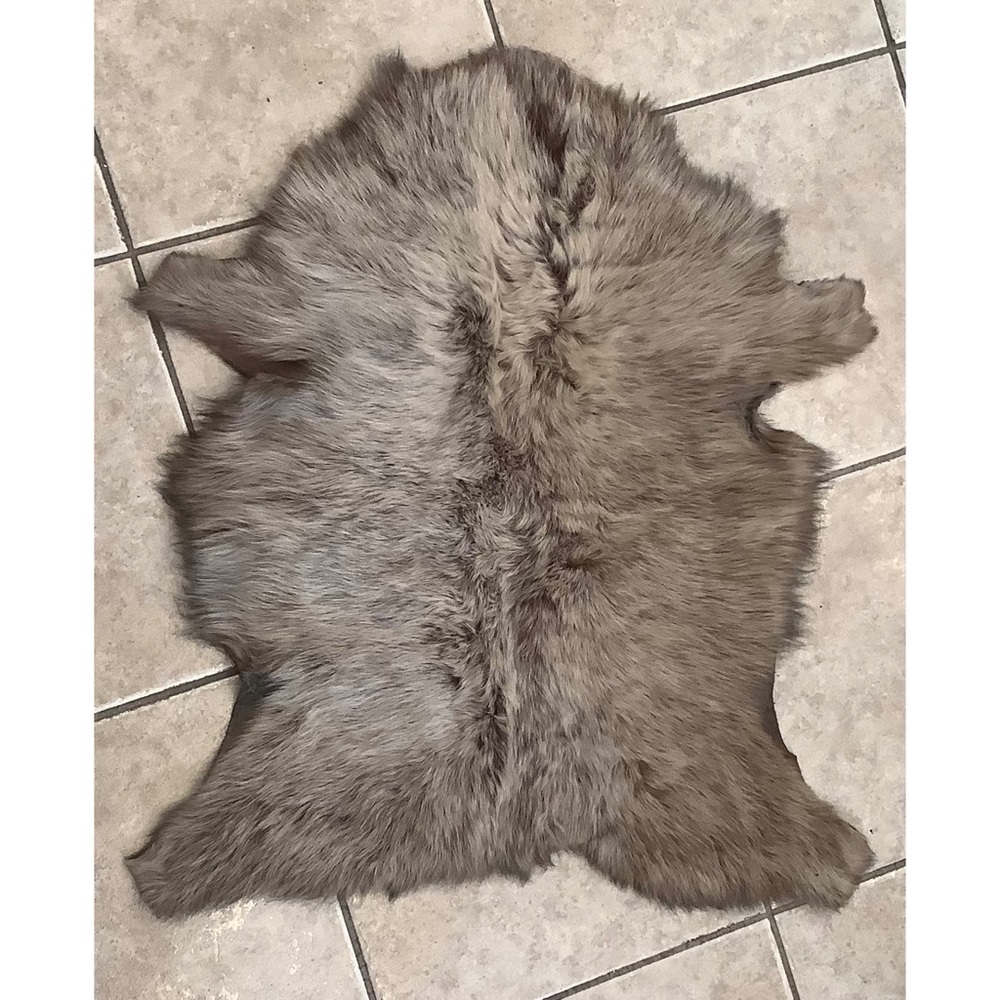 STUNNING Fur Accent Rug